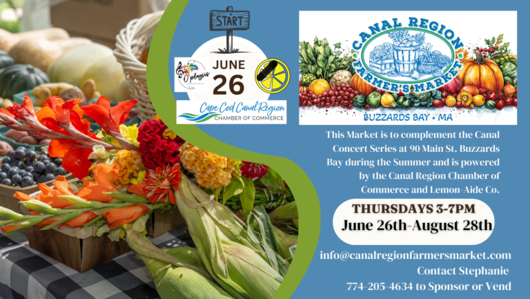 Canal Region Farmers Market is Coming to Buzzards Bay Park